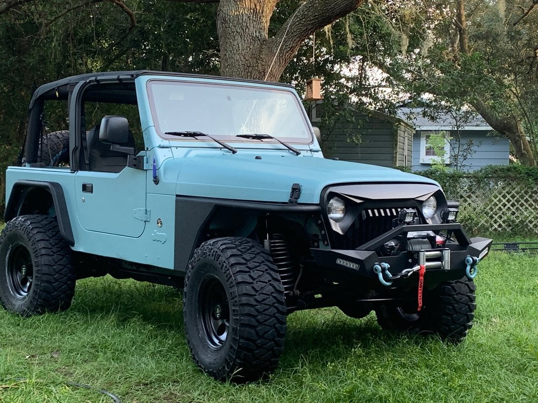 Mammoth 8 Matte Black Wheel; 15x8; -20mm Offset (97-06 Jeep Wrangler TJ)