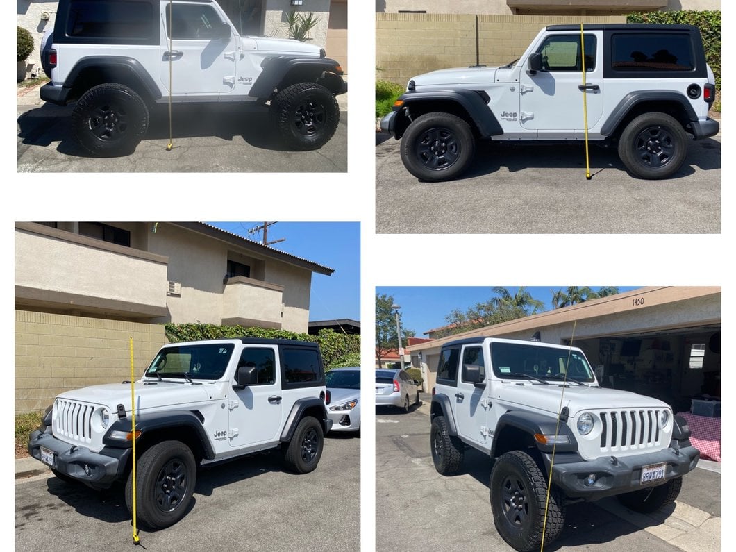 Mammoth 2-Inch Suspension Lift Kit with Shocks (18-25 Jeep Wrangler JL, Excluding Rubicon 392)