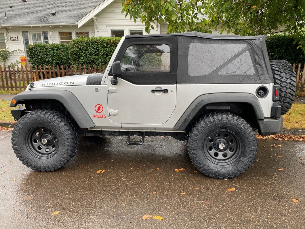 Mammoth 8 Steel Matte Black Wheel; 17x9; -6mm Offset (07-18 Jeep Wrangler JK)
