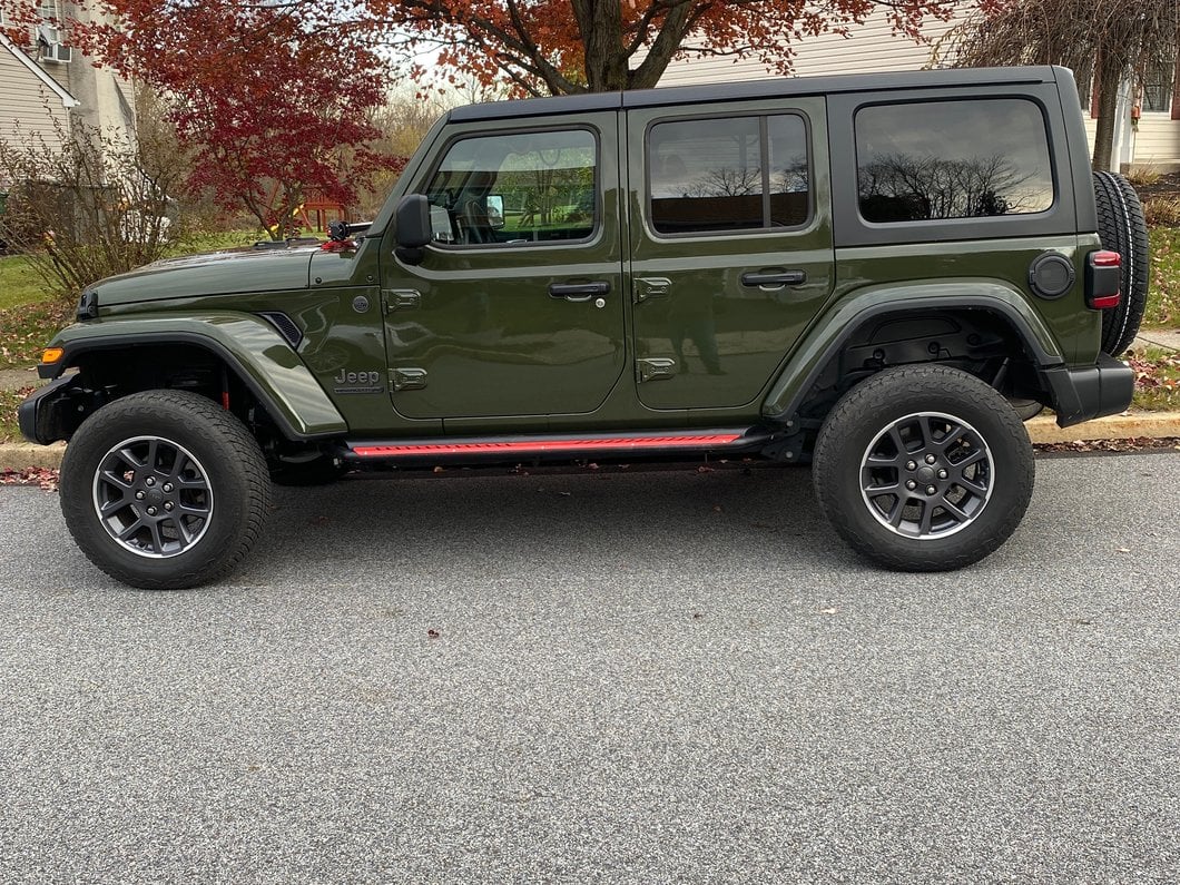 Mammoth 2-Inch Suspension Lift Kit with Shocks (18-25 Jeep Wrangler JL, Excluding Rubicon 392)