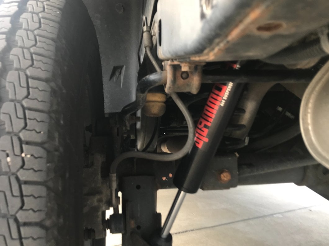 Mammoth Monotube Trail Series Rear Shock for 0 to 2-Inch Lift (07-18 Jeep Wrangler JK)