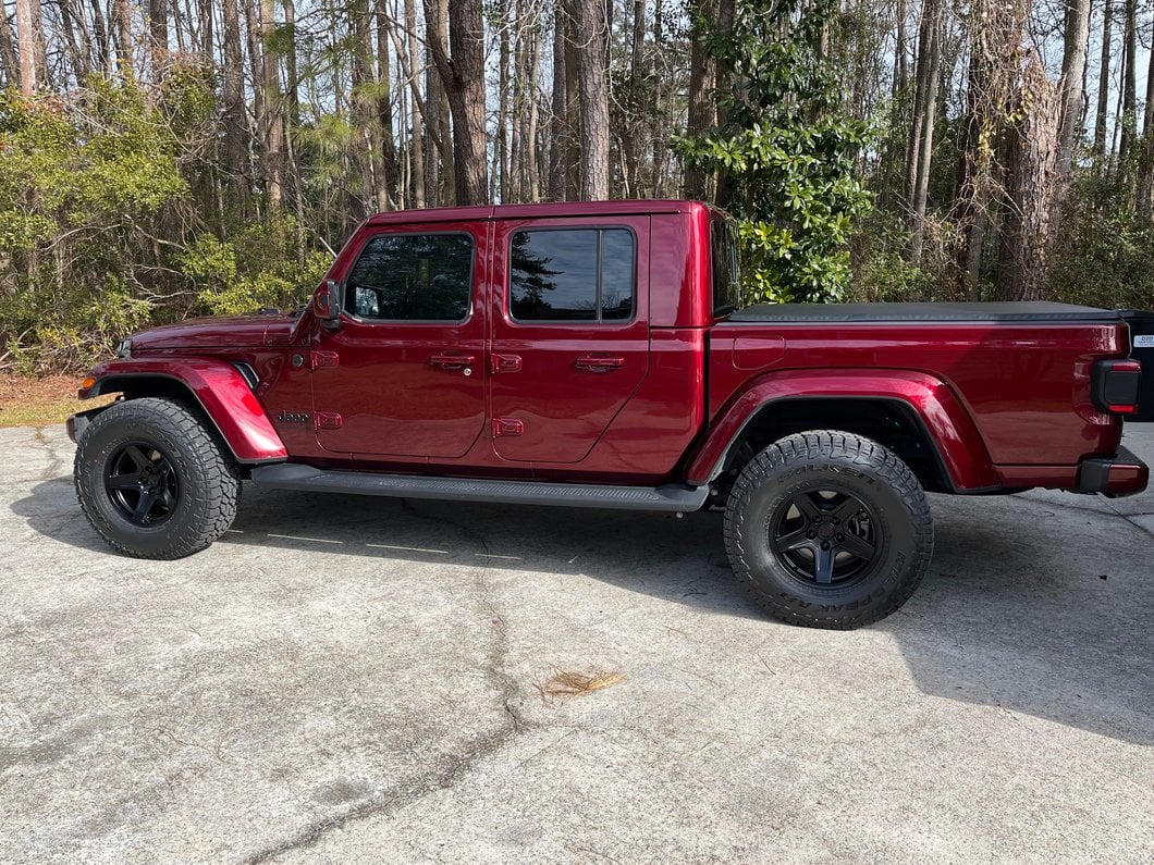 Mammoth Boulder Matte Black Wheel; 17x9; -6mm Offset (20-25 Jeep Gladiator JT)
