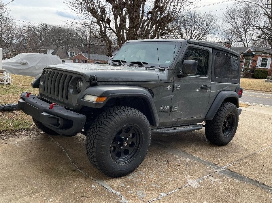Mammoth 8 Aluminum Matte Black Wheel; 17x9; -6mm Offset (18-25 Jeep Wrangler JL)