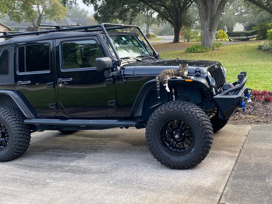 Mammoth Krawler Matte Black Wheel; 17x9; -6mm Offset (07-18 Jeep Wrangler JK)