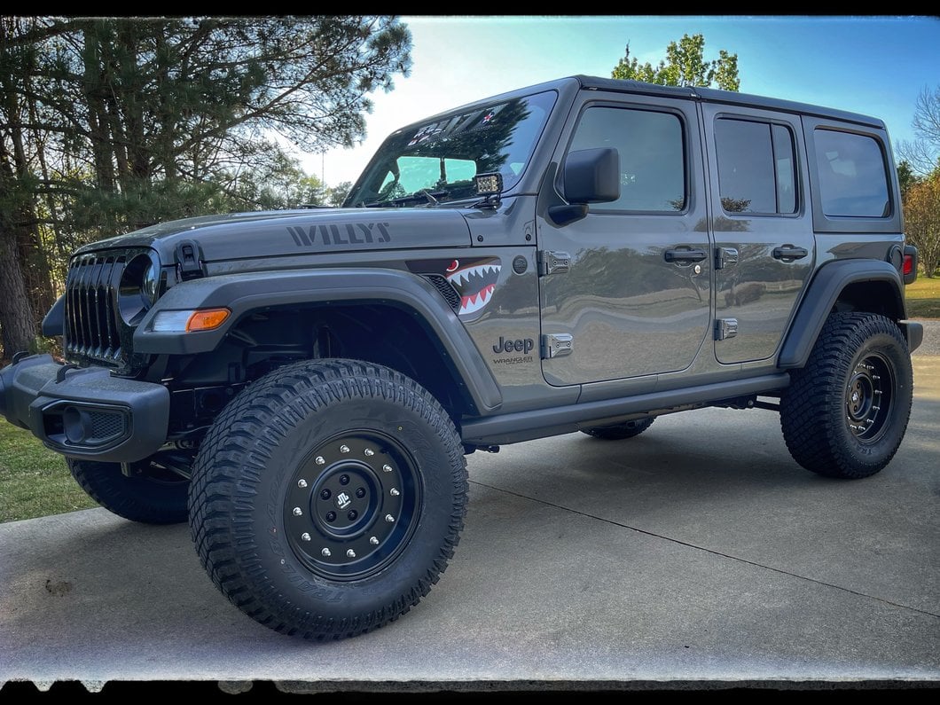 Mammoth General Matte Black Wheel; 17x9; -6mm Offset (18-25 Jeep Wrangler JL)