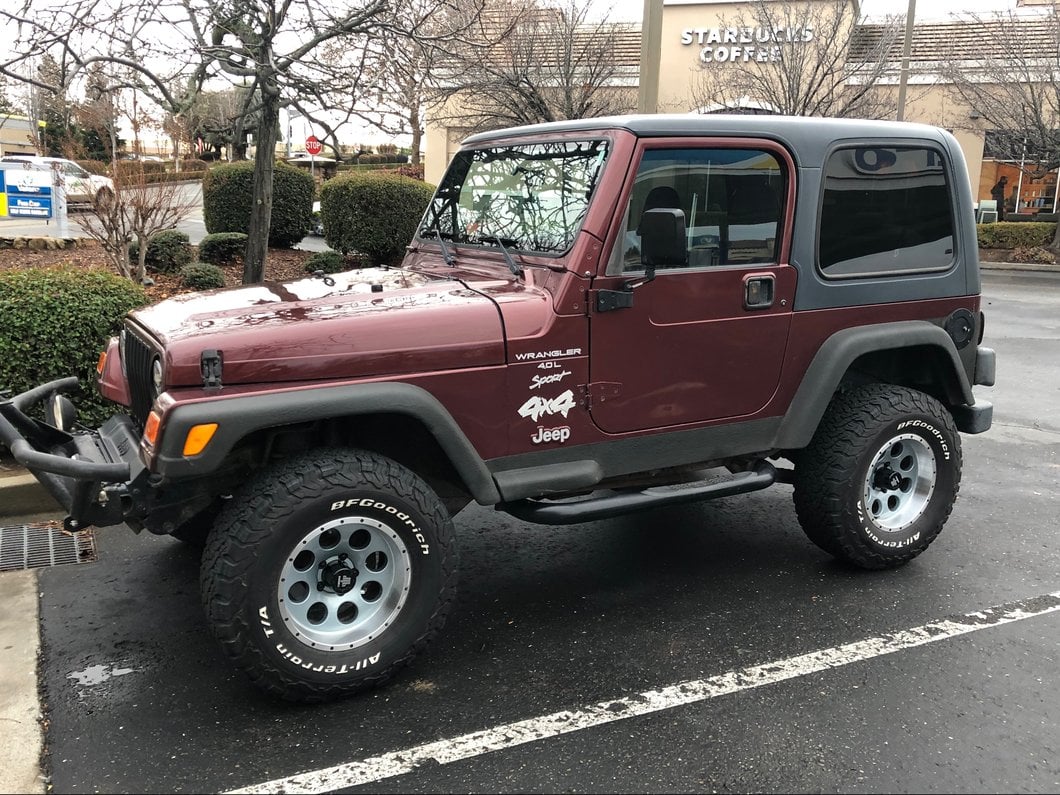 Mammoth 8 Aluminum Wheel Center Cap; Black (Fits Jeep Wrangler YJ & TJ Mammoth 8 Aluminum Wheels Only)
