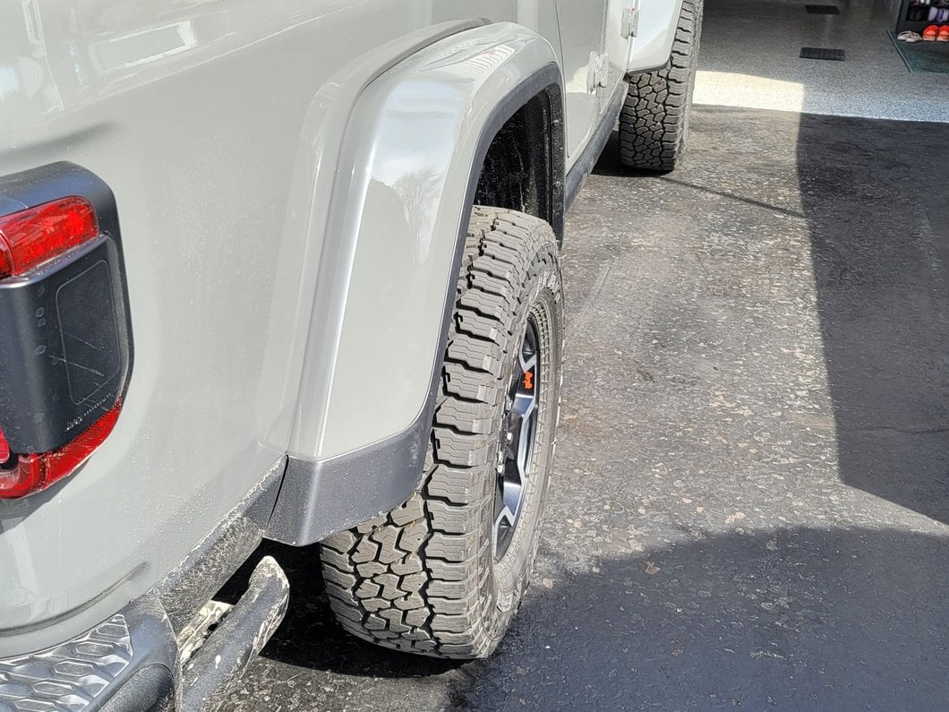 Mammoth 1.25-Inch Billet Wheel Spacers; Black (20-25 Jeep Gladiator JT)