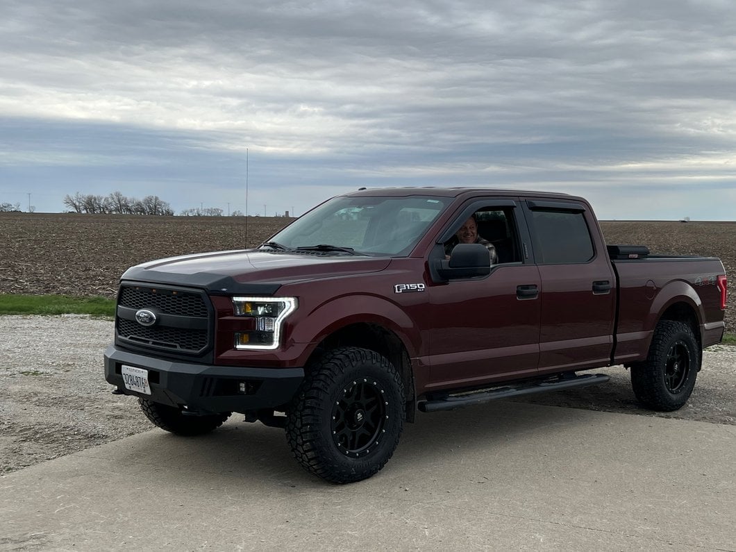 Mammoth Split 6 Beadlock Satin Black 6-Lug Wheel; 18x9; 12mm Offset (15-20 F-150)
