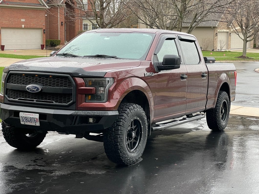 Mammoth Split 6 Beadlock Satin Black 6-Lug Wheel; 18x9; 12mm Offset (15-20 F-150)