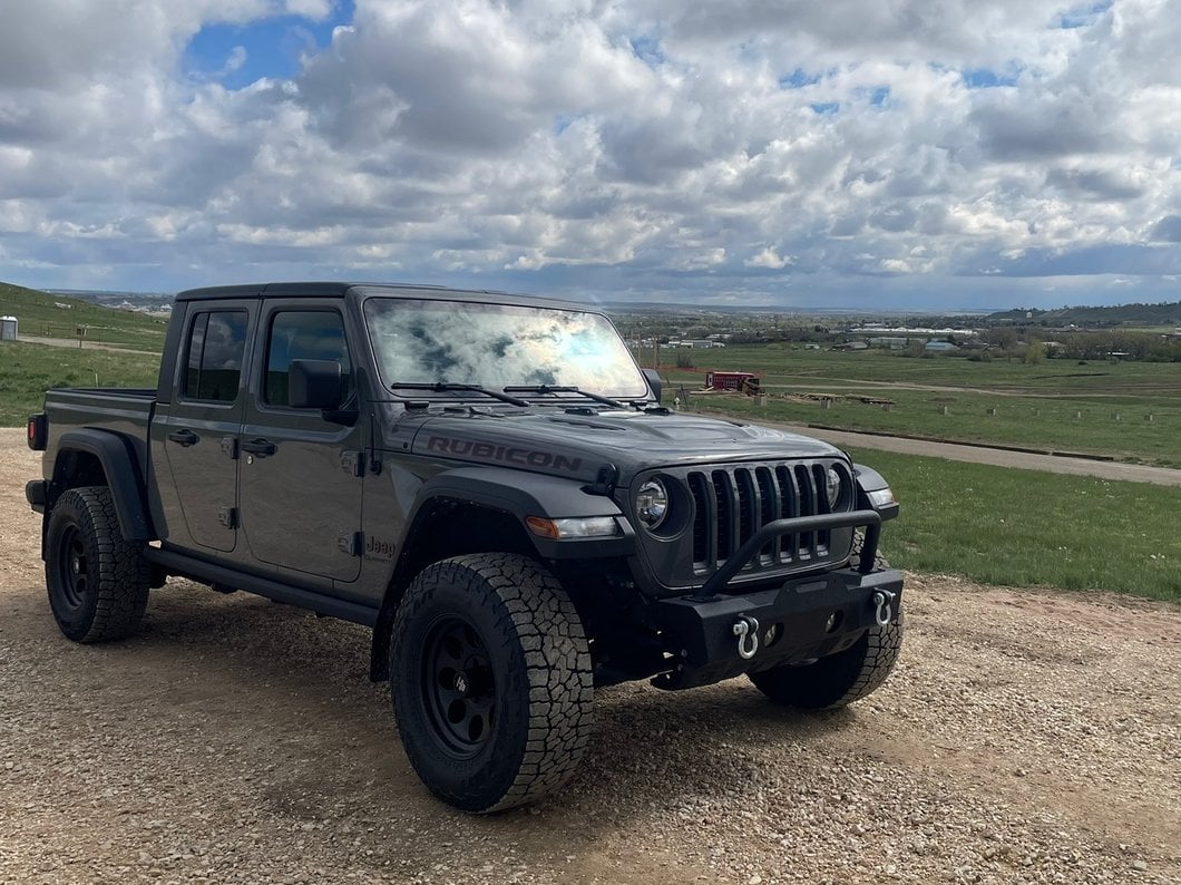 Mammoth 8 Aluminum Matte Black Wheel; 17x9; -6mm Offset (20-25 Jeep Gladiator JT)