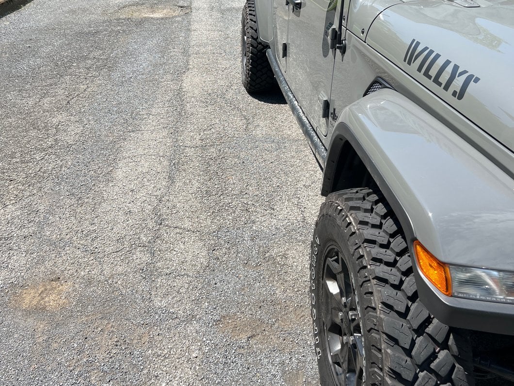 Mammoth 2-Inch Billet Wheel Spacers; Black (20-25 Jeep Gladiator JT)