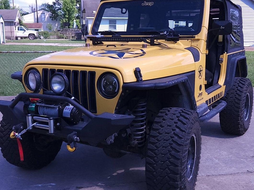 Mammoth Trail Series Front and Rear Shocks for 3.50 to 4-Inch Lift (97-06 Jeep Wrangler TJ)