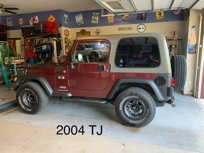 Mammoth 2-Inch Suspension Lift Kit with Shocks (97-06 Jeep Wrangler TJ)