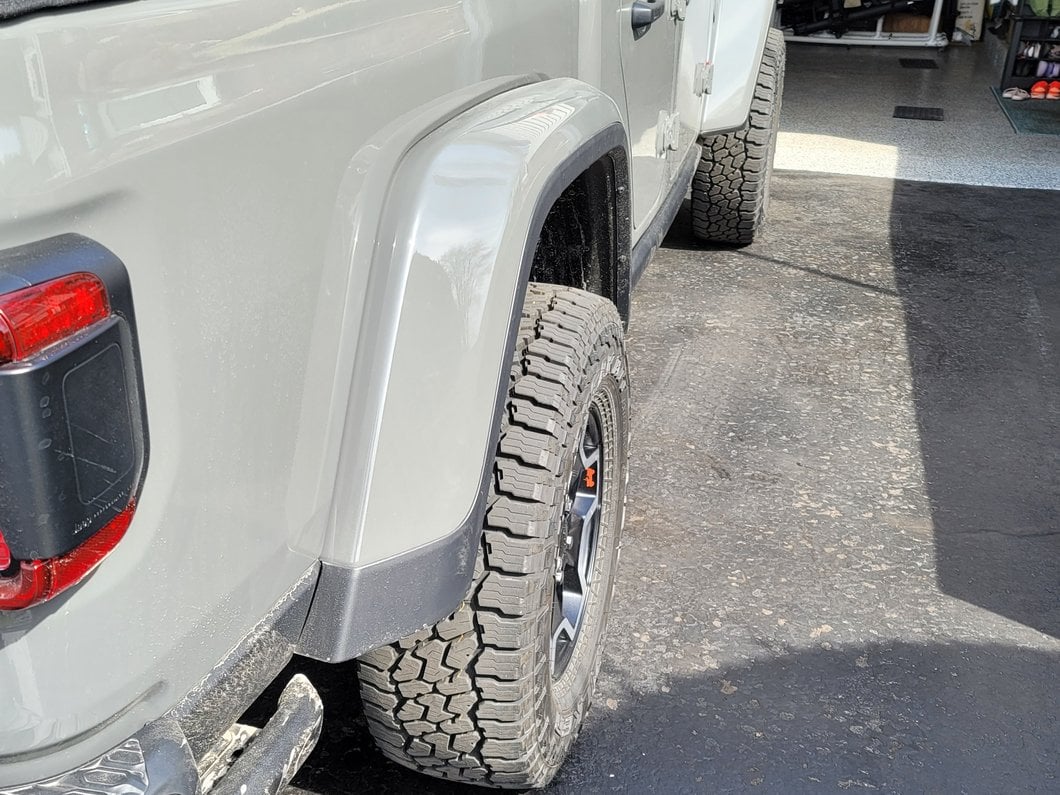 Mammoth 1.25-Inch Billet Wheel Spacers; Black (20-25 Jeep Gladiator JT)