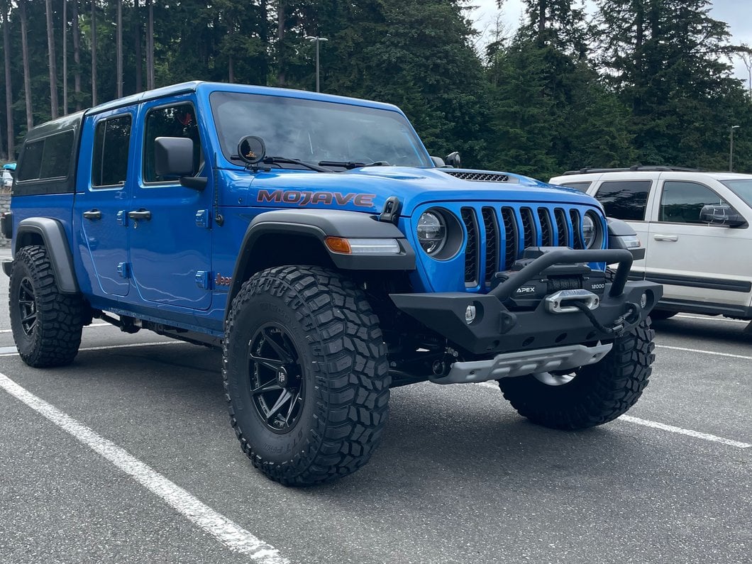 Mammoth Type 88 Matte Black Wheel; 17x9; -6mm Offset (20-25 Jeep Gladiator JT)