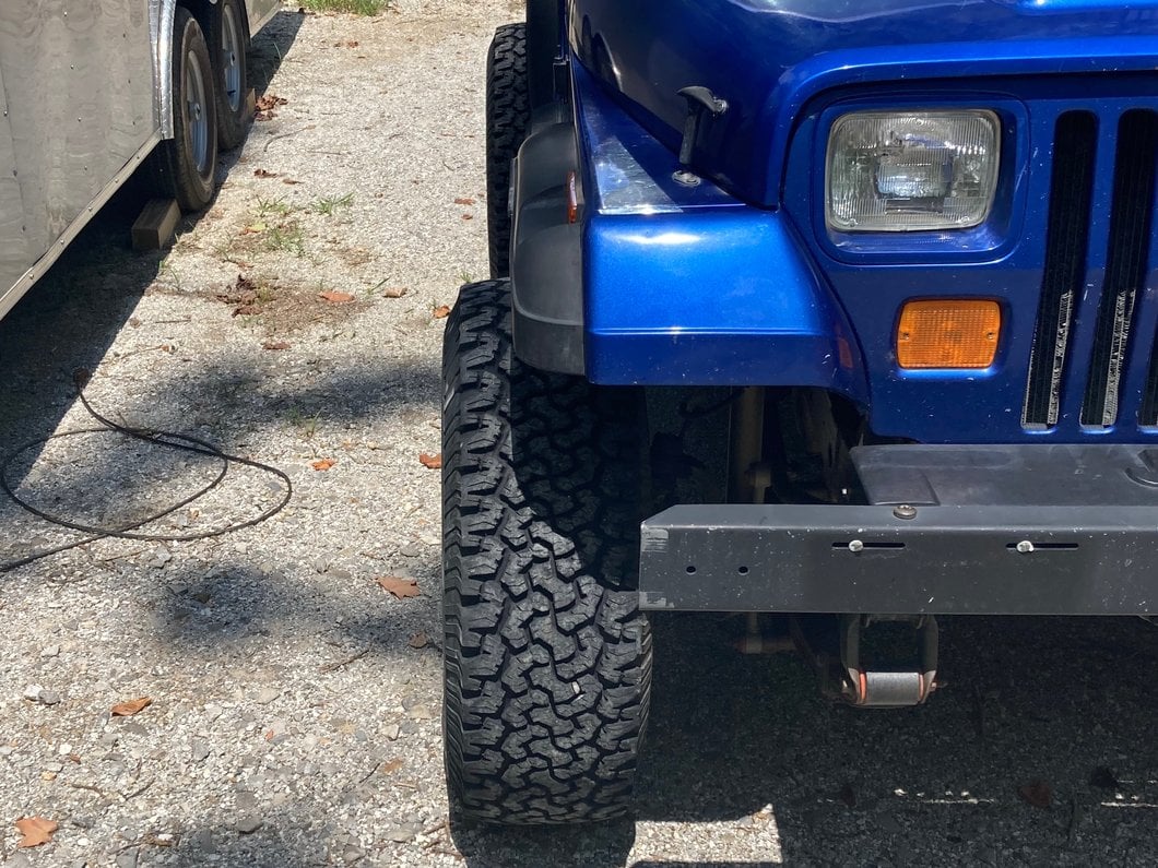Mammoth 2-Inch Billet Wheel Spacers; Black (87-06 Jeep Wrangler YJ & TJ)