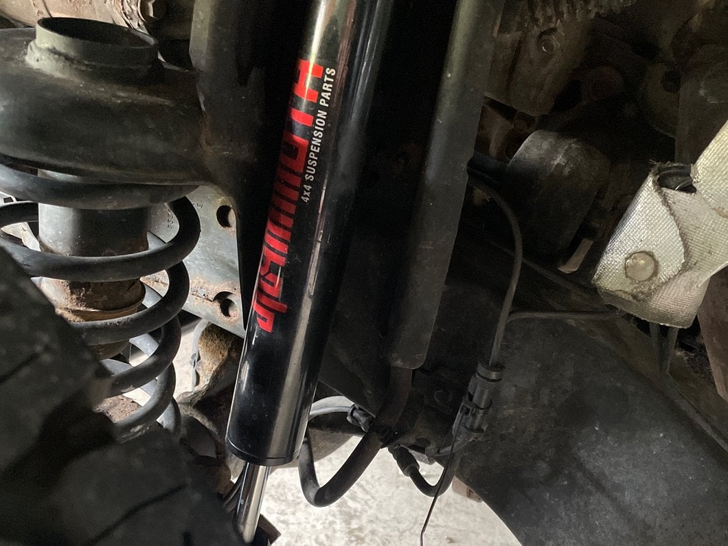 Mammoth Monotube Trail Series Front and Rear Shocks for 0 to 2-Inch Lift (07-18 Jeep Wrangler JK)