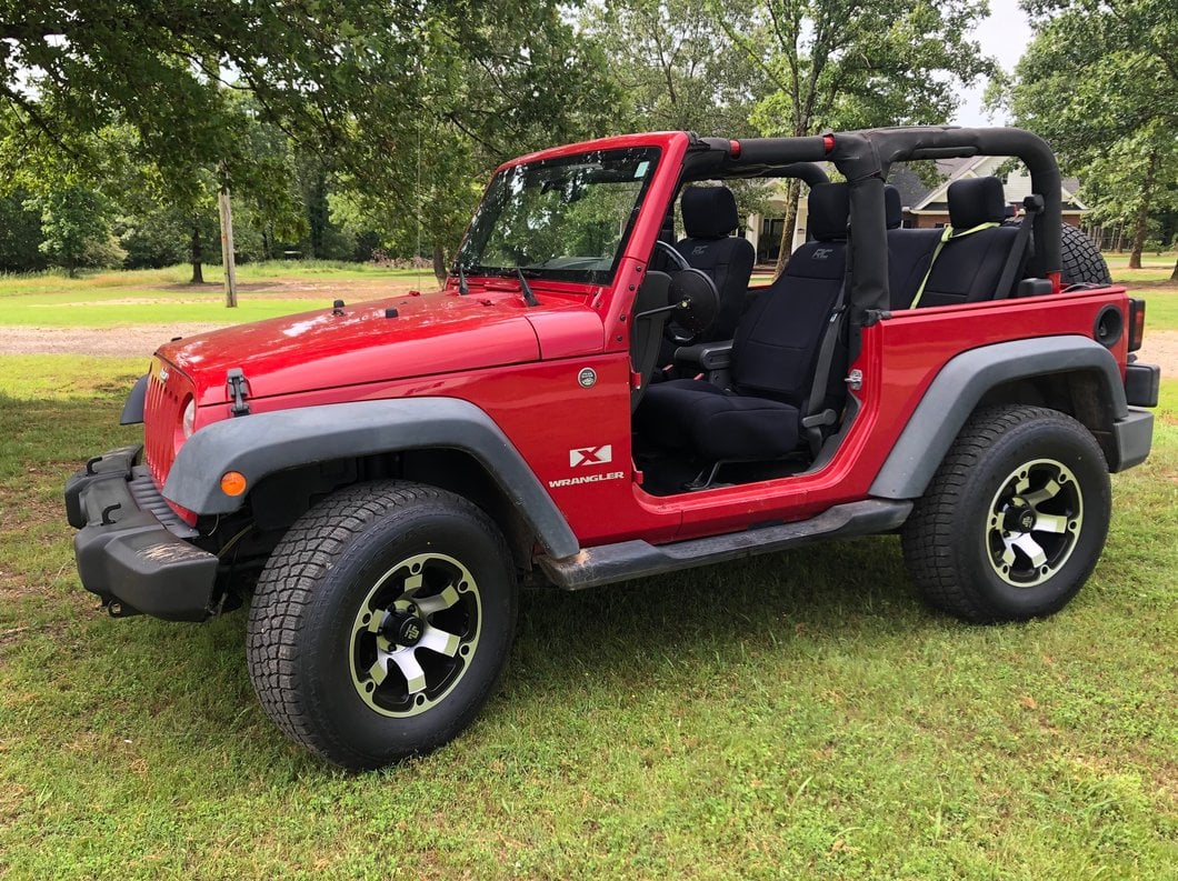 Mammoth Rogue Matte Black Machined Wheel; 17x9; -6mm Offset (07-18 Jeep Wrangler JK)