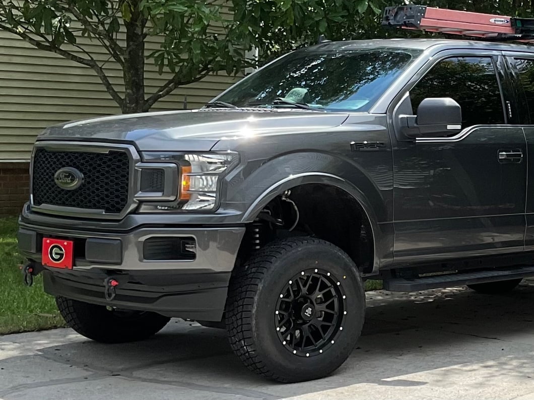 Mammoth Beadlock Mesh Matte Black 6-Lug Wheel; 18x9; -6mm Offset (15-20 F-150)