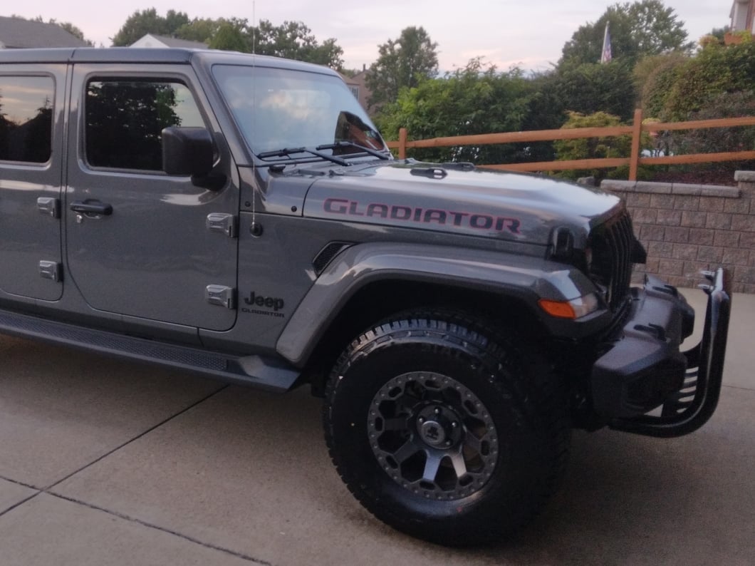 Mammoth Synister Charcoal Wheel; 17x9; -6mm Offset (20-25 Jeep Gladiator JT)
