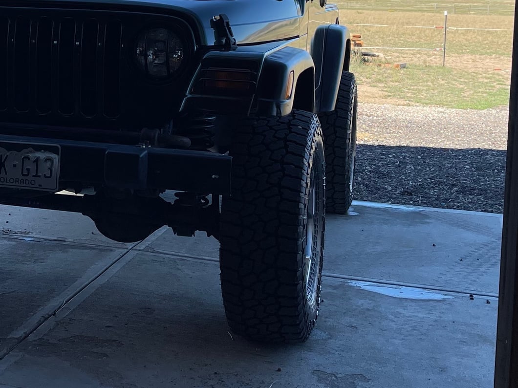 Mammoth 1.50-Inch Billet Wheel Spacer Adapters; Black; 5x4.5 to 5x5 (87-06 Jeep Wrangler YJ & TJ)
