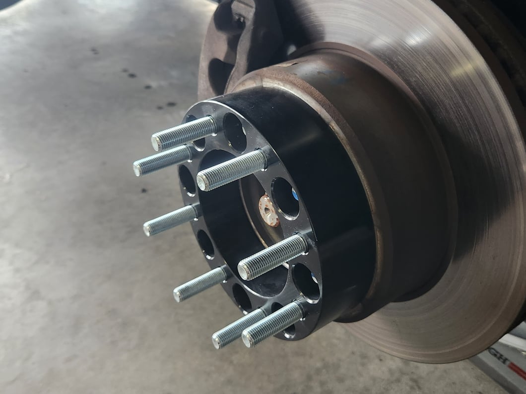 Mammoth 2-Inch Wheel Spacers; Black (12-25 RAM 2500)