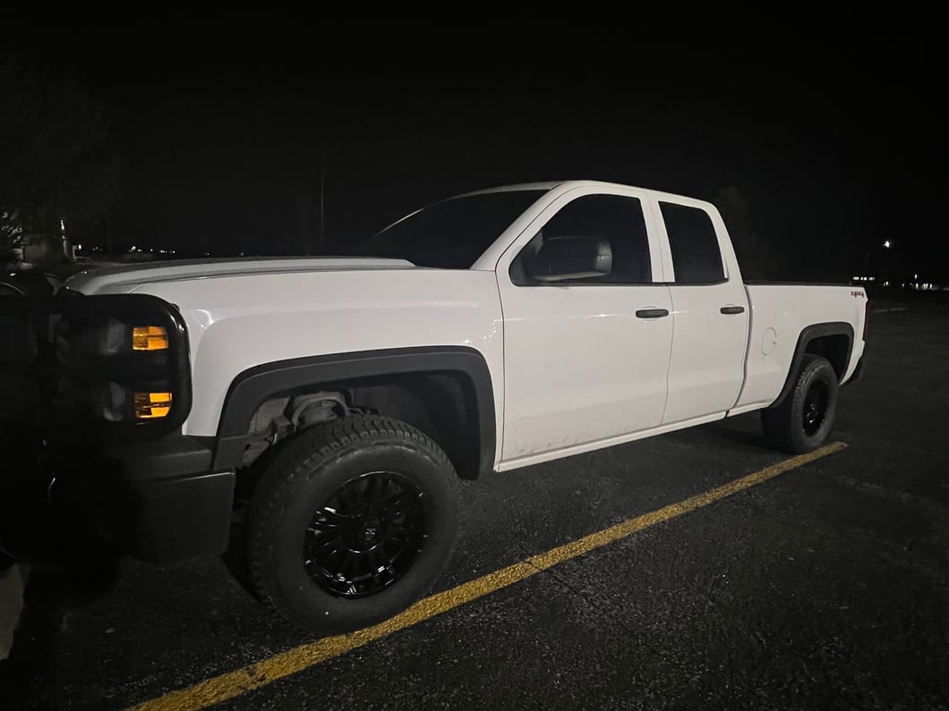 Mammoth Krawler Satin Black 6-Lug Wheel; 17x8; 0mm Offset (14-18 Silverado 1500)