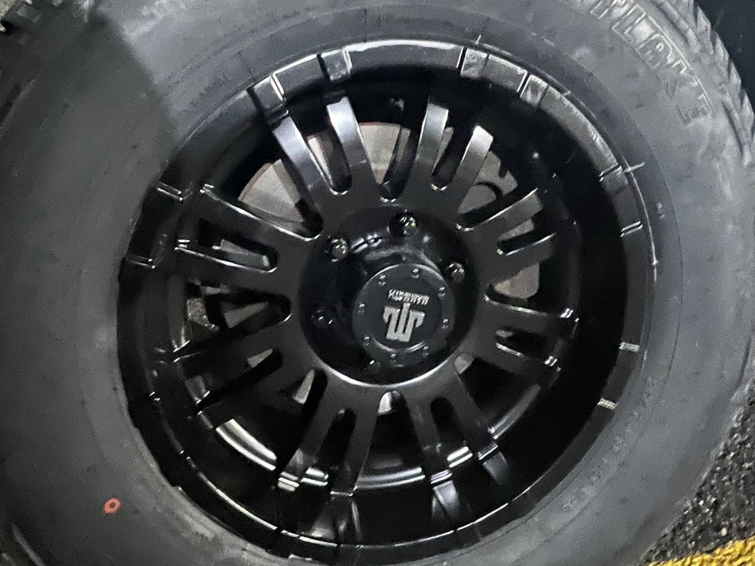 Mammoth Krawler Satin Black 6-Lug Wheel; 17x8; 0mm Offset (14-18 Silverado 1500)