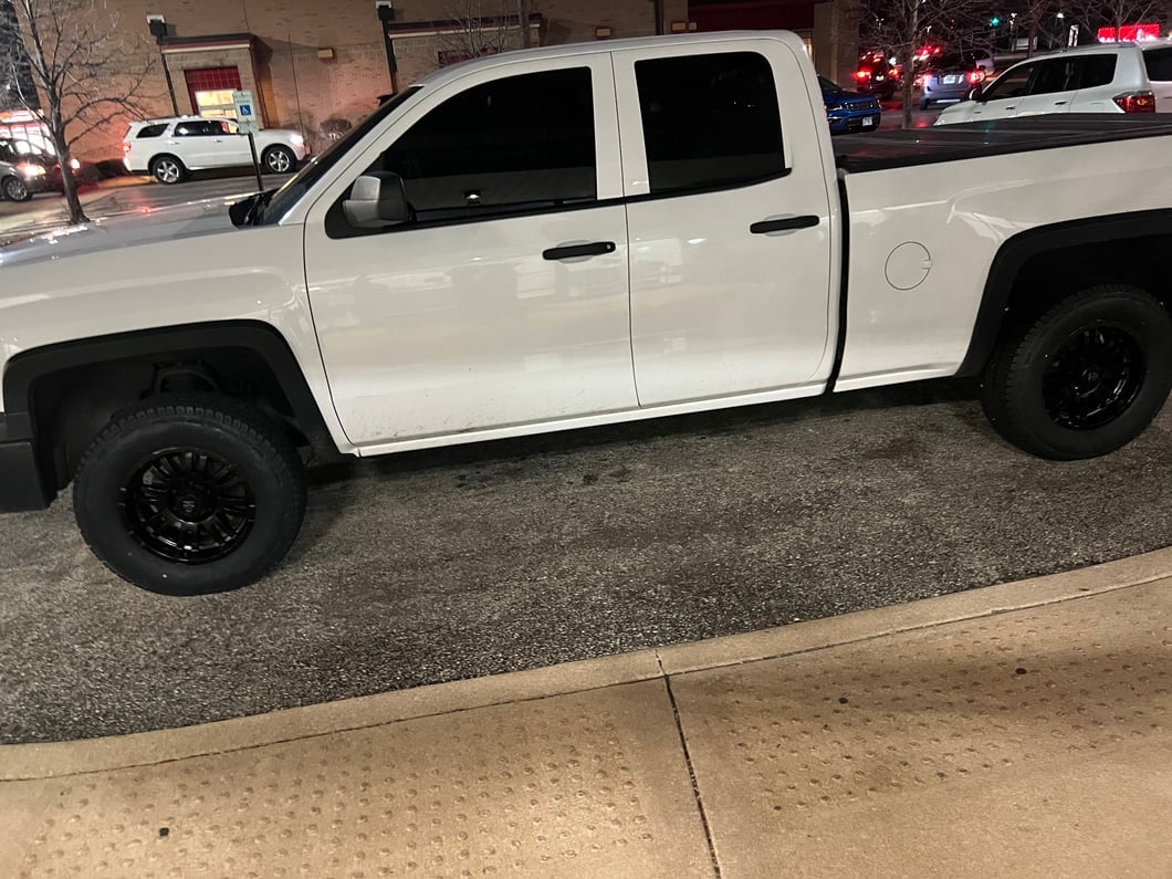 Mammoth Krawler Satin Black 6-Lug Wheel; 17x8; 0mm Offset (14-18 Silverado 1500)