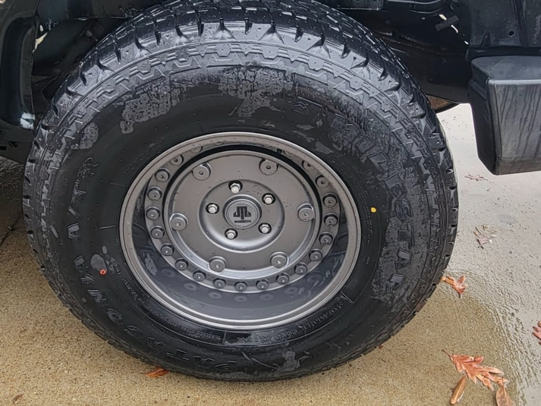 Mammoth Militant Charcoal Wheel; 17x9.5; -12mm Offset (07-18 Jeep Wrangler JK)