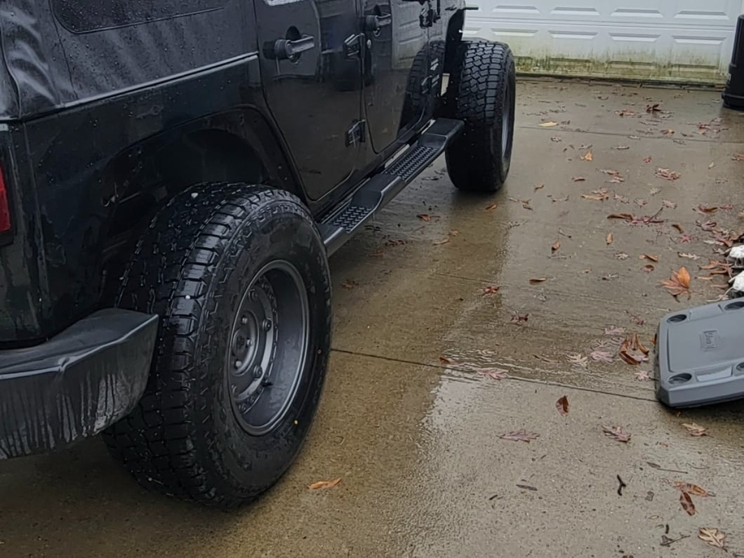 Mammoth Militant Charcoal Wheel; 17x9.5; -12mm Offset (07-18 Jeep Wrangler JK)