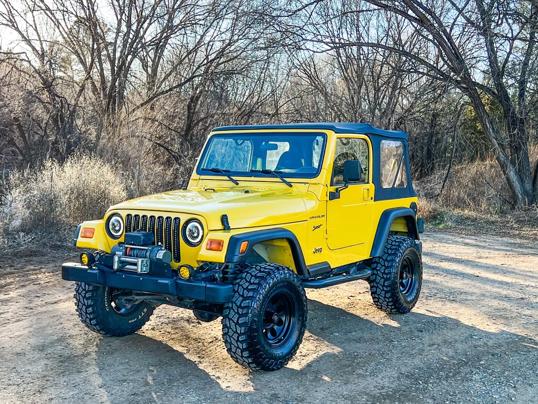 Mammoth 8 Matte Black Wheel; 15x8; -20mm Offset (97-06 Jeep Wrangler TJ)