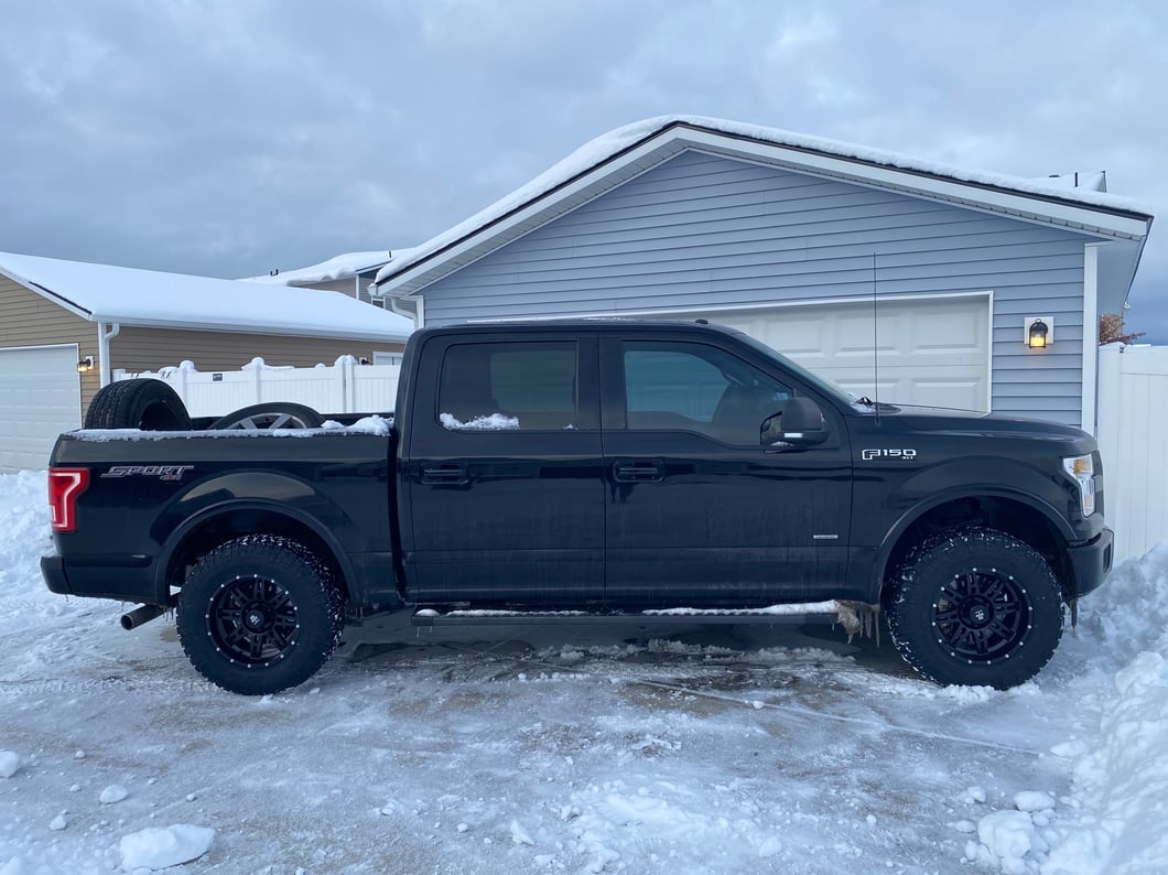 Mammoth Split-8 Beadlock Matte Black 6-Lug Wheel; 18x9; 0mm Offset (15-20 F-150)