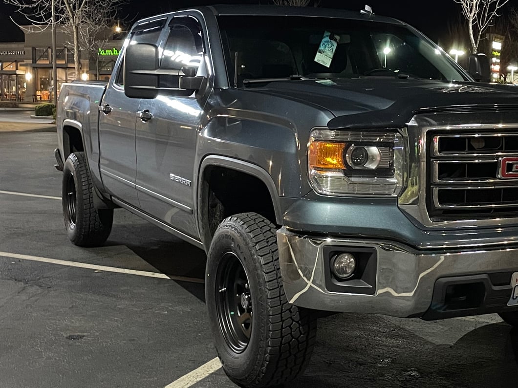 Mammoth D Window Matte Black 6-Lug Wheel; 17x9; -6mm Offset (14-18 Sierra 1500)
