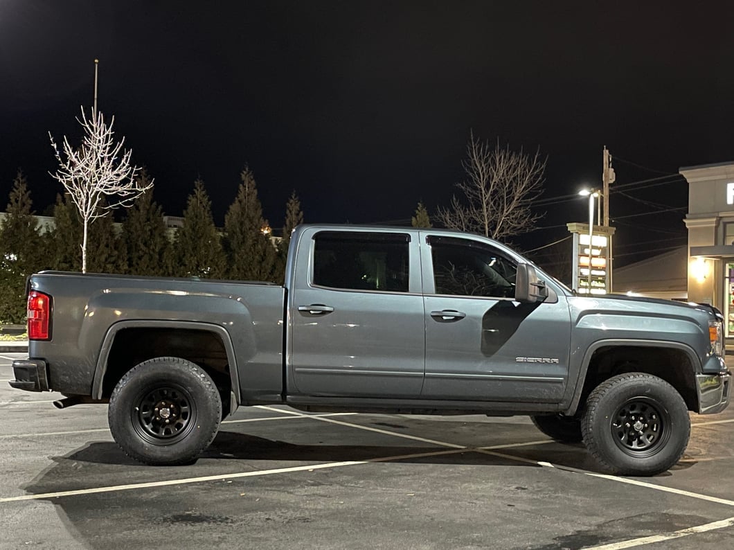 Mammoth D Window Matte Black 6-Lug Wheel; 17x9; -6mm Offset (14-18 Sierra 1500)