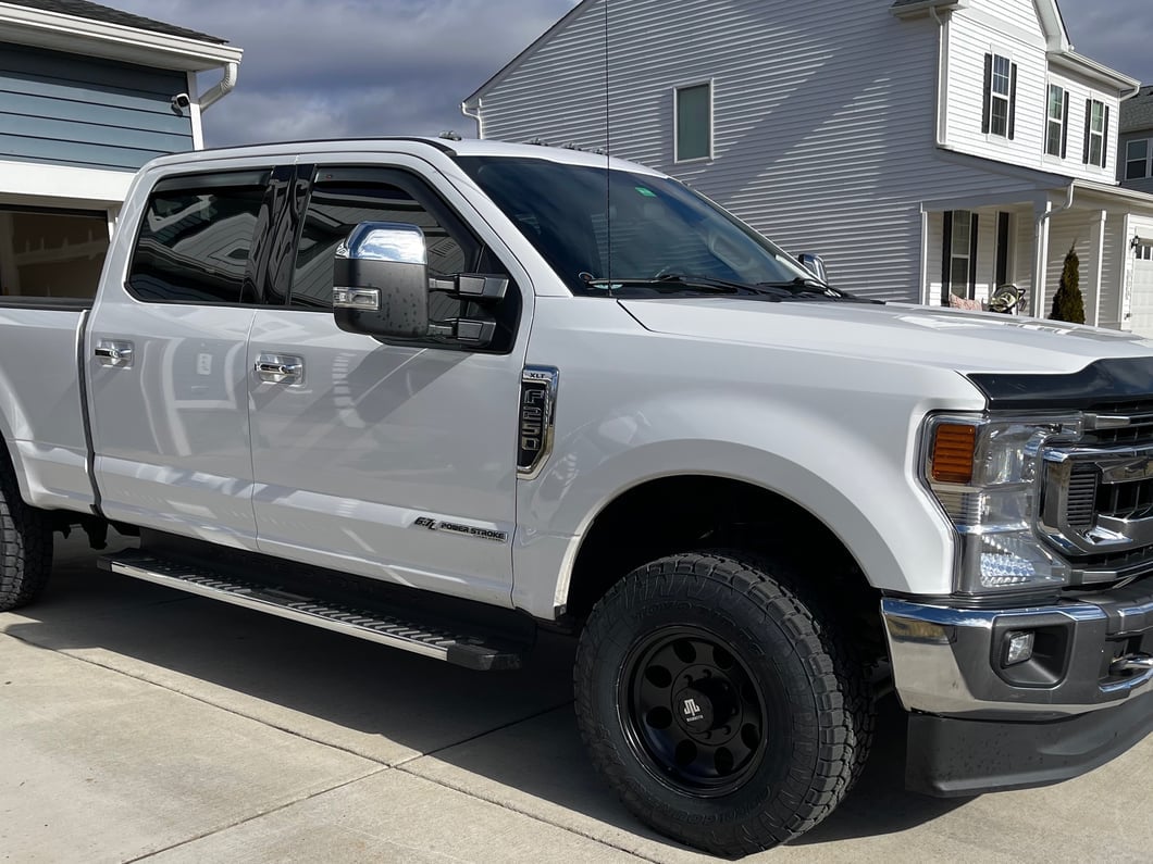 Mammoth HD 8 Aluminum Matte Black 8-Lug Wheel; 17x9; -6mm Offset (17-22 F-250 Super Duty)