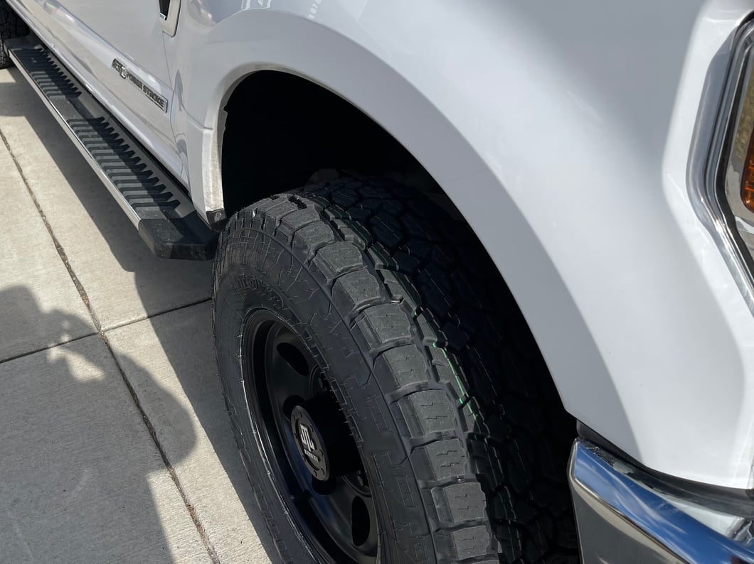 Mammoth HD 8 Aluminum Matte Black 8-Lug Wheel; 17x9; -6mm Offset (17-22 F-250 Super Duty)