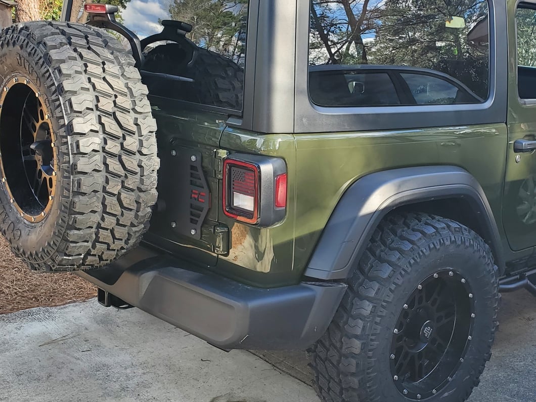 Mammoth Vader Simulated Beadlock Matte Black Wheel; 18x9; -6mm Offset (18-25 Jeep Wrangler JL)