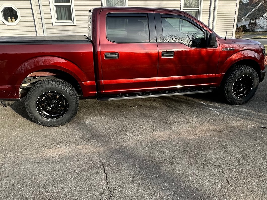 Mammoth Split-8 Beadlock Matte Black 6-Lug Wheel; 18x9; 0mm Offset (15-20 F-150)