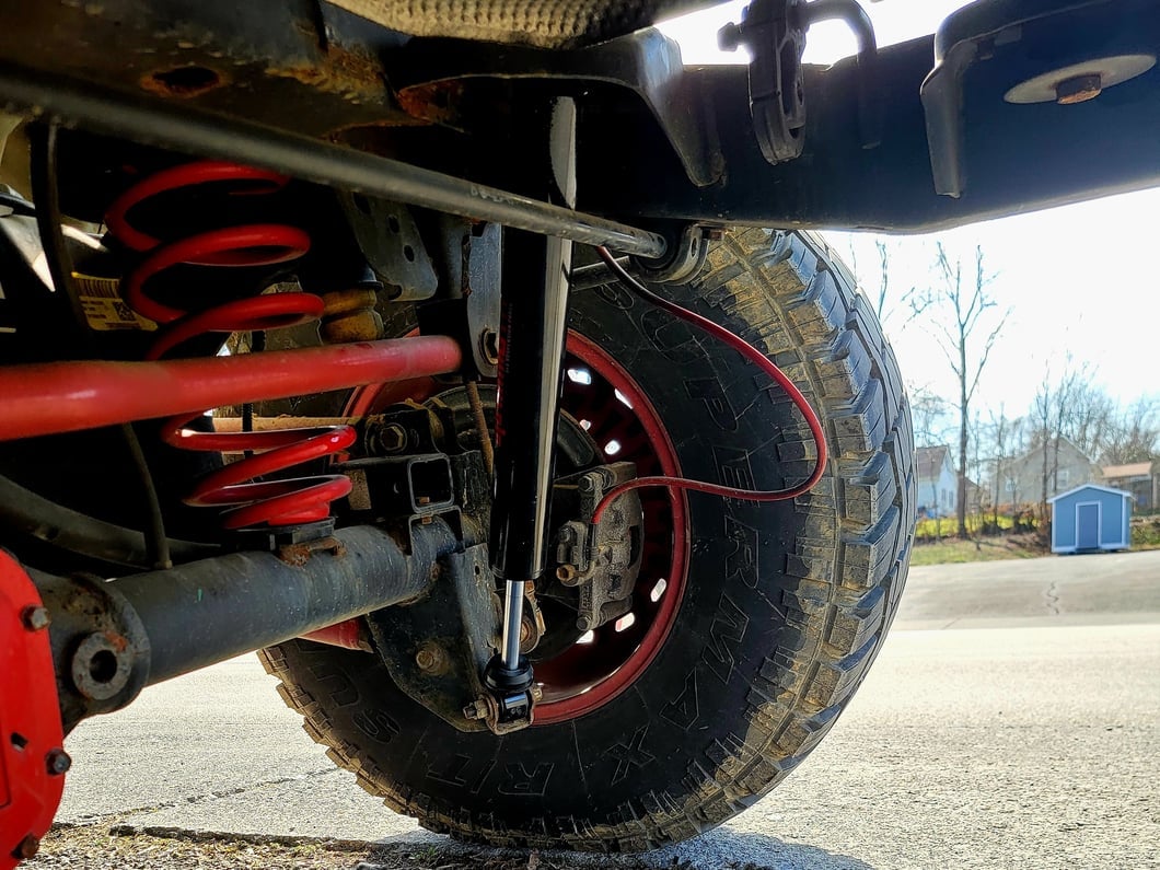 Mammoth Monotube Trail Series Front and Rear Shocks for 4 to 6-Inch Lift (07-18 Jeep Wrangler JK)