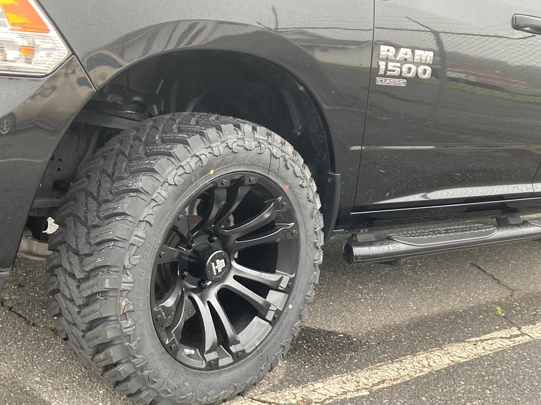 Mammoth Madness Matte Black 5-Lug Wheel; 20x10; -18mm Offset (09-18 RAM 1500)