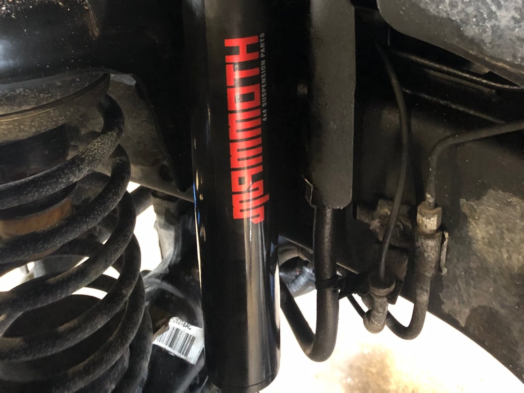 Mammoth Monotube Trail Series Front Shock for 1.50 to 3.50-Inch Lift (07-18 Jeep Wrangler JK)