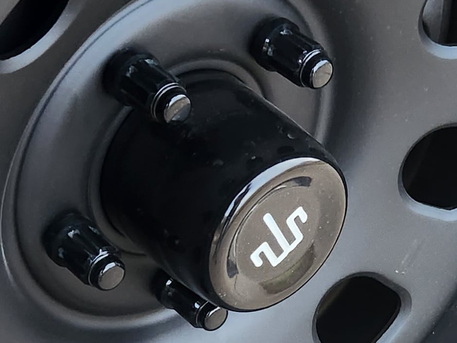 Mammoth Steel Wheel Center Cap; Black (Fits Mammoth Steel Wheels Only)