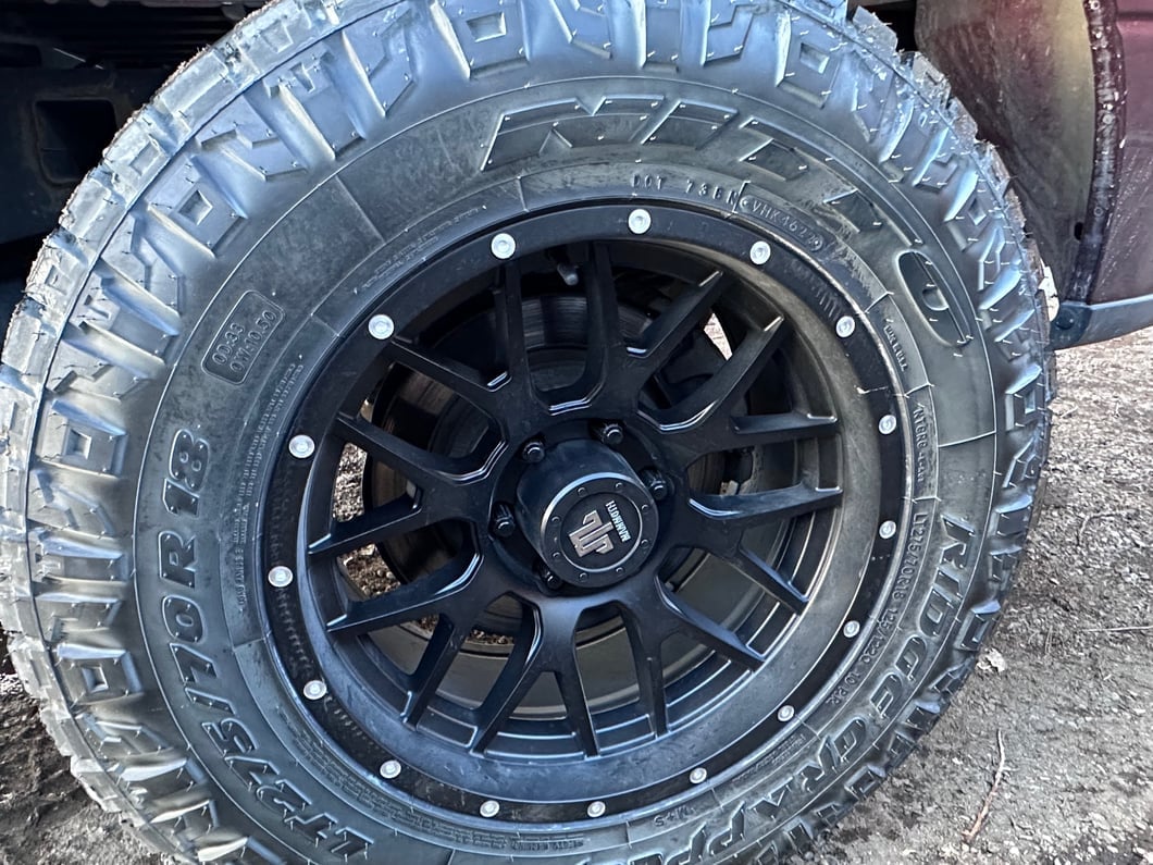 Mammoth Beadlock Mesh Matte Black 6-Lug Wheel; 18x9; -12mm Offset (15-20 F-150)