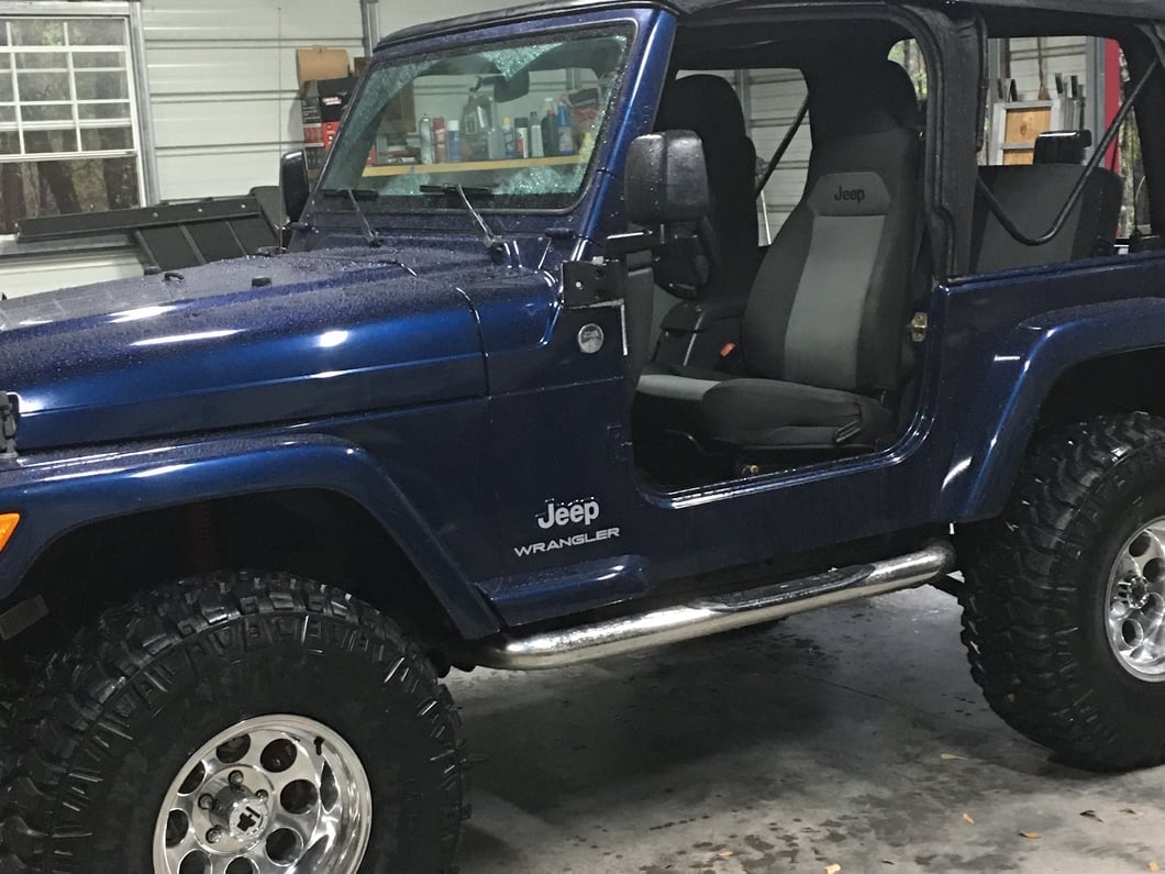 Mammoth 8 Aluminum Polished Wheel; 15x10; -44mm Offset (97-06 Jeep Wrangler TJ)