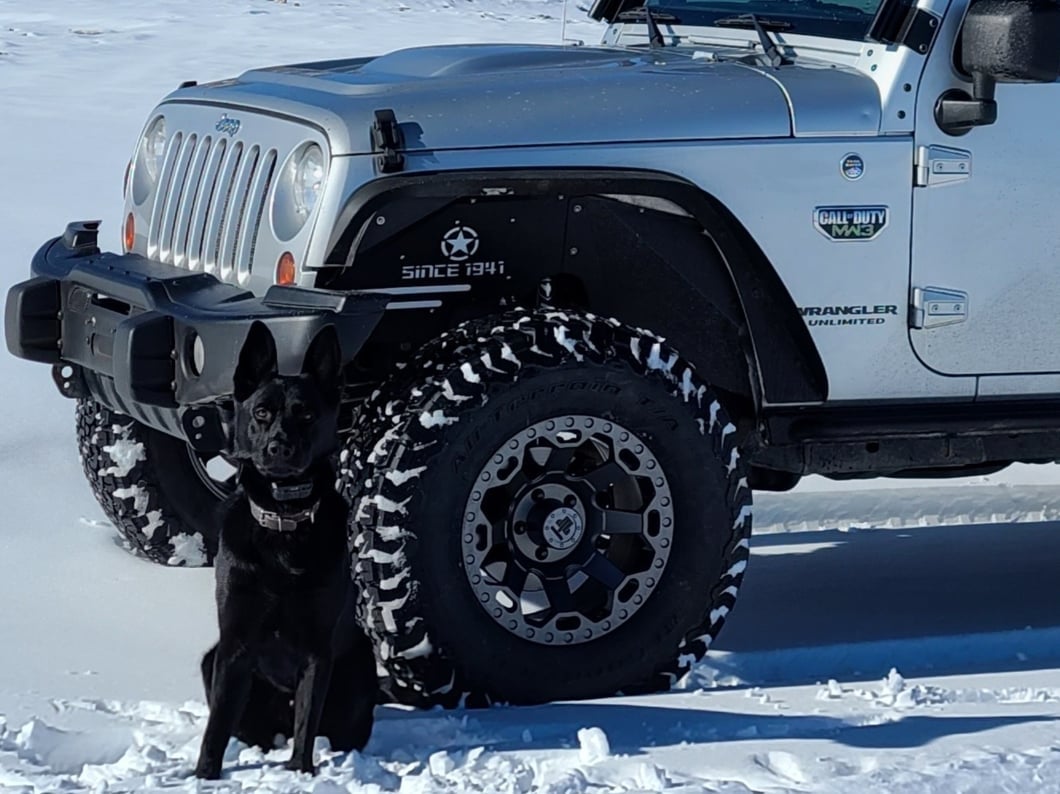 Mammoth Synister Charcoal Wheel; 17x9; -6mm Offset (07-18 Jeep Wrangler JK)