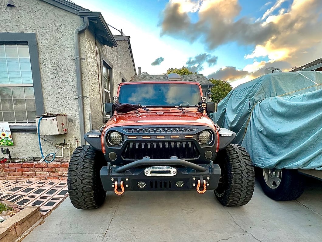 Mammoth D-Window Simulated Beadlock Gloss Black Wheel; 15x10; -44mm Offset (07-18 Jeep Wrangler JK)