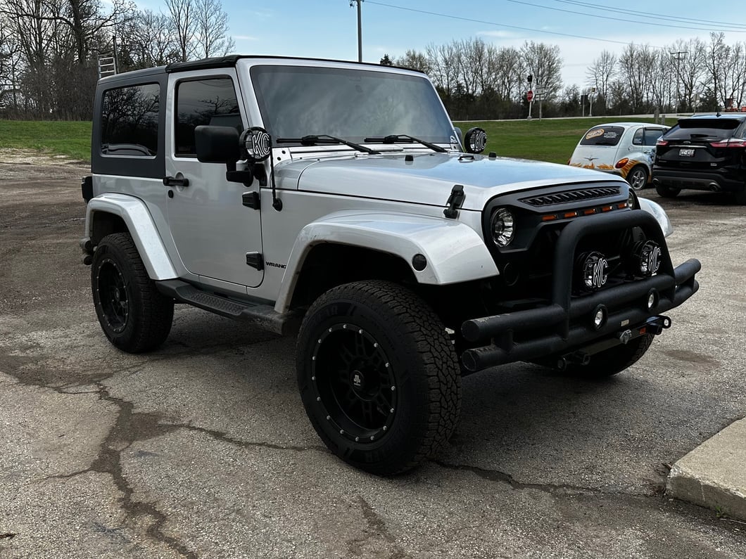 Mammoth Vader Simulated Beadlock Matte Black Wheel; 18x9; -6mm Offset (07-18 Jeep Wrangler JK)