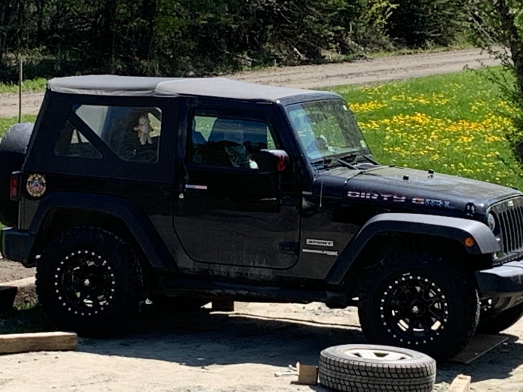 Mammoth Split 16 Beadlock Satin Black Wheel; 17x9; -6mm Offset (07-18 Jeep Wrangler JK)