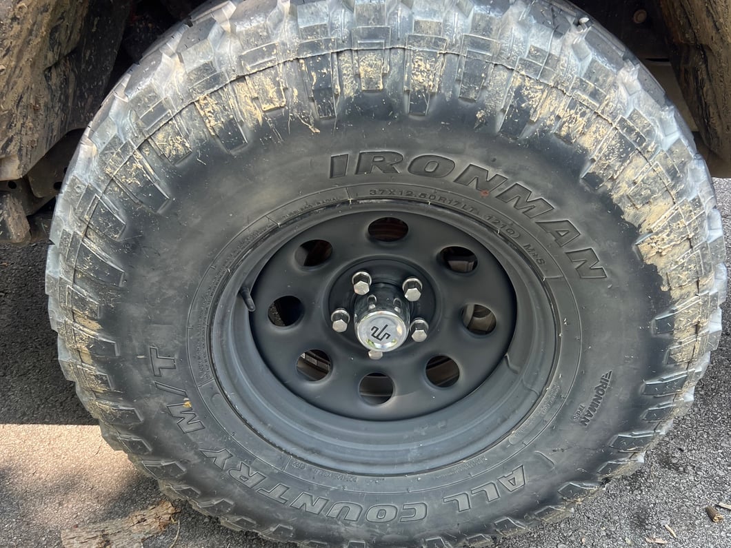 Mammoth 8 Steel Matte Black Wheel; 17x9; -6mm Offset (20-25 Jeep Gladiator JT)